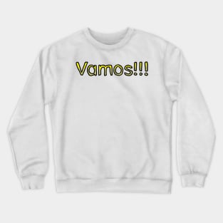 Lets Go in Spanish - (Yellow) Crewneck Sweatshirt